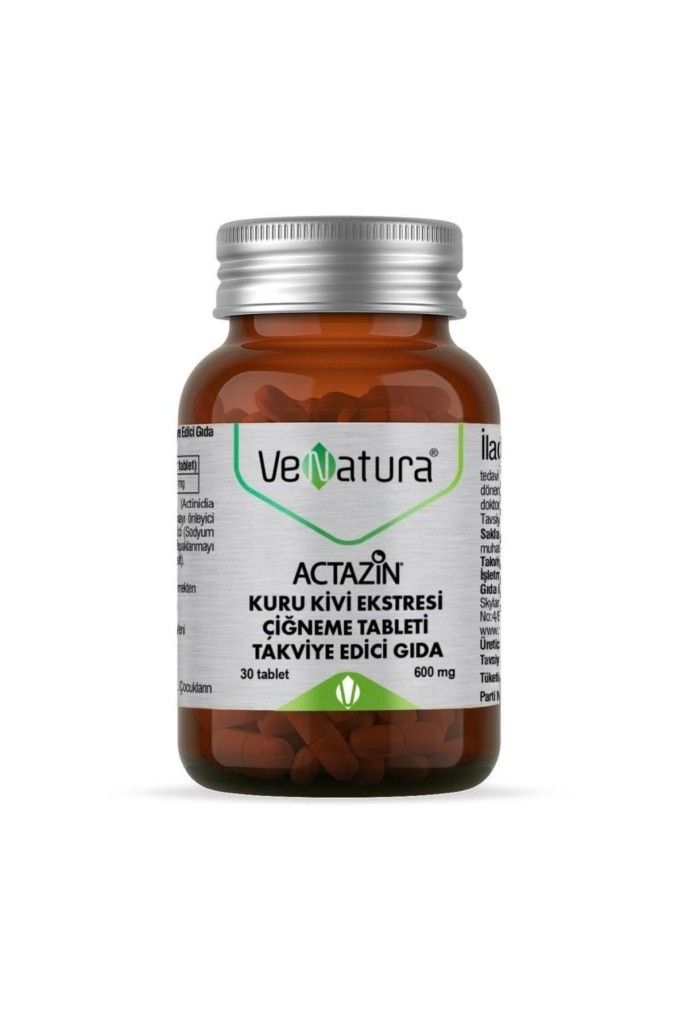 VeNatura Actazin Kuru Kivi Ektresi 30 Çiğneme Tablet