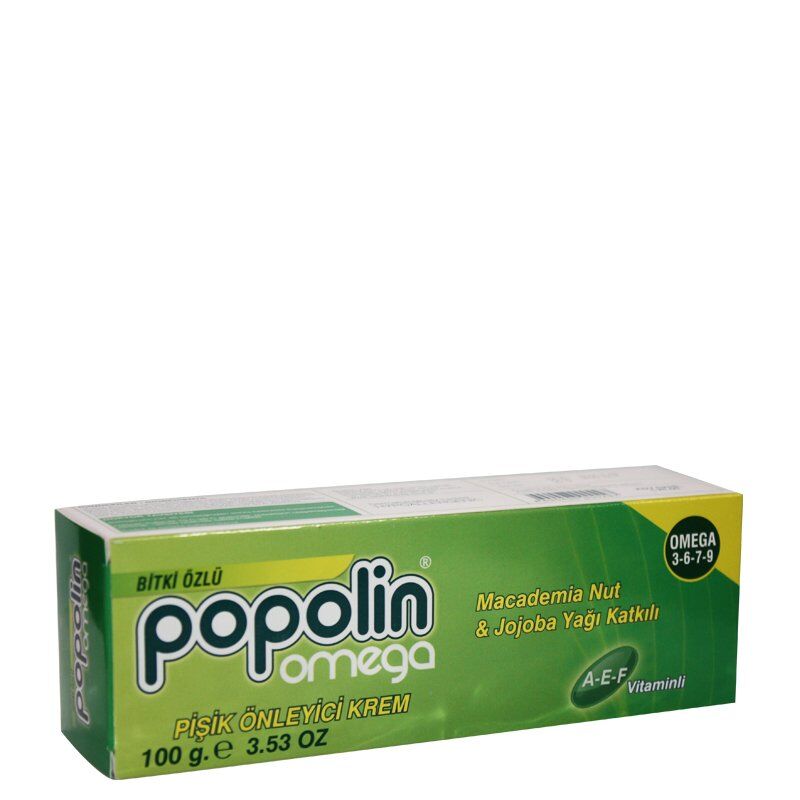Popolin Omega Pişik Önleyici Krem Bitki Özlü 100 Gr