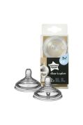 Tommee Tippee Biberon Emziği Natural 3 Ay+ Biberon Emziği Orta Akış 2 li