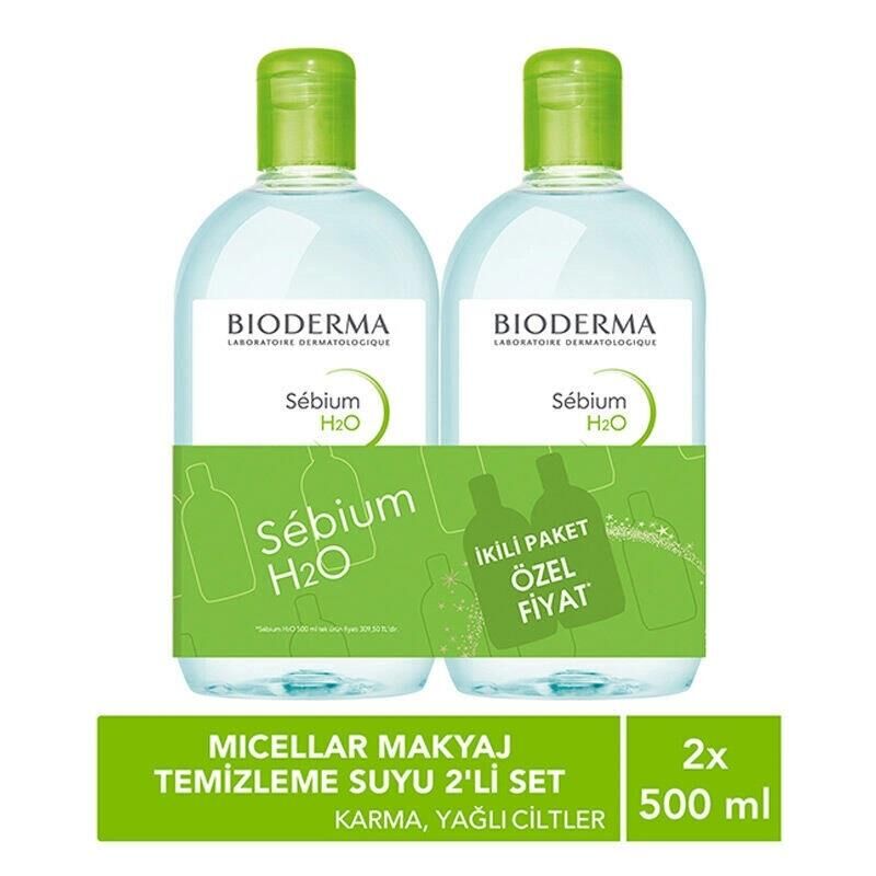 Bioderma Sebium H20 500 ML X 2 Adet
