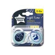 Tommee Tippee Night Time Soorthers Emzik 0-6 Ay 2 li