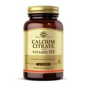 Solgar Calcium Citrate with Vitamin D3 250 Mg 60 Tablet
