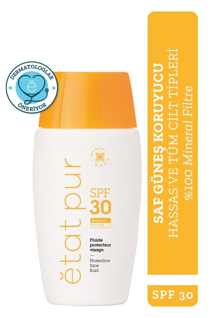 Etat Pur Pure UV Protector Tüm Ciltler İçin %100 Mineral Filtreli SPF30+ Güneş Kremi 40 ML