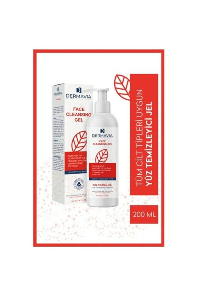 Dermavia Laktik Asit Yüz Yıkama Jeli 200 ML