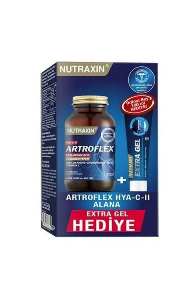 Nutraxin Artroflex Hya-C-II 90 Tablet + Extra Gel 100 ML Hediyeli