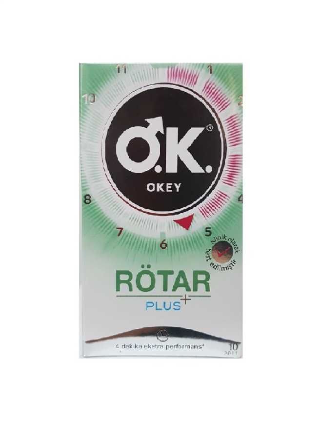 Okey Prezervatif Rötar Plus 10 Adet