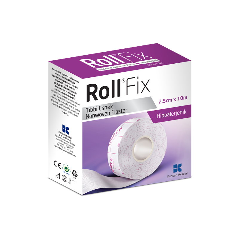 Roll Fix Tıbbi Esnek Flaster 2,5 Cm X 10 Mt