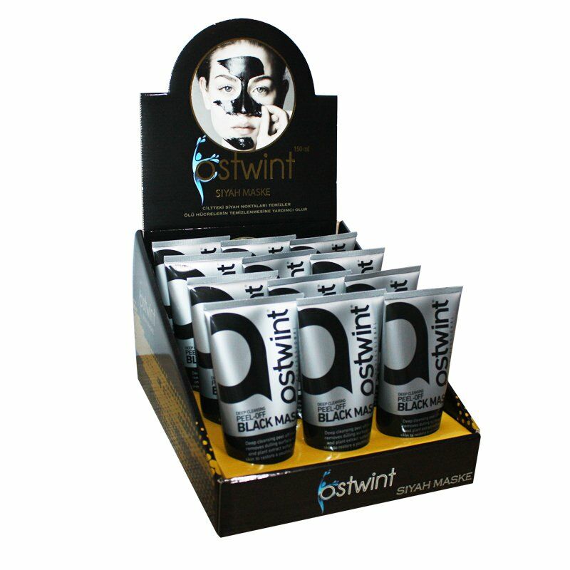 Ostwint Soyulabilir Siyah Maske 150 ML 12 Li Set