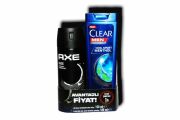 Axe Black Deodorant Sprey 150 Ml + Clear Şampuan 180 Ml Set