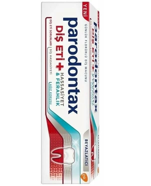 Parodontax Diş Eti + Hassasiyet Ferahlık Diş Macunu 75 ML