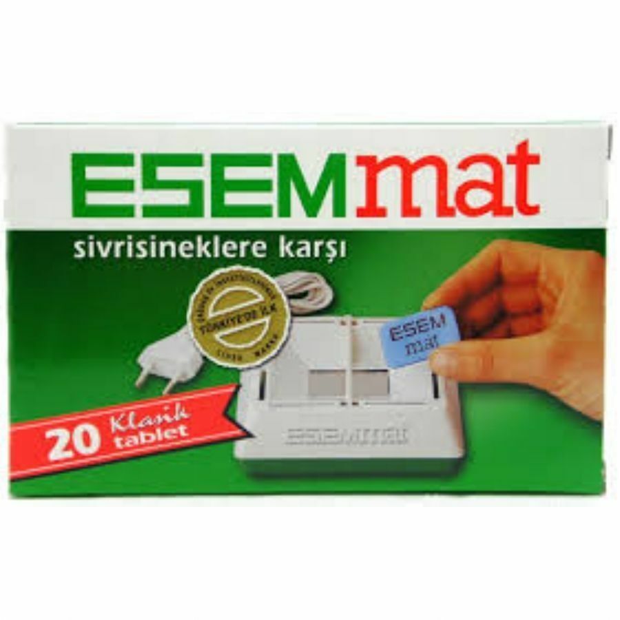 Esemmat Sivrisineklere Karşı 20li Tablet (6 Adet)