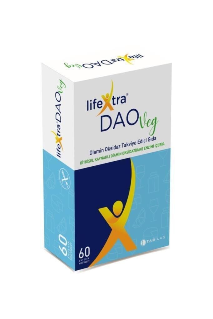 Lifextra Daoveg Diamin Oksidaz Takviye Edici Gıda 60 Tablet