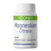 Voonka Magnesium Citrate 200 Mg 62 Kapsül