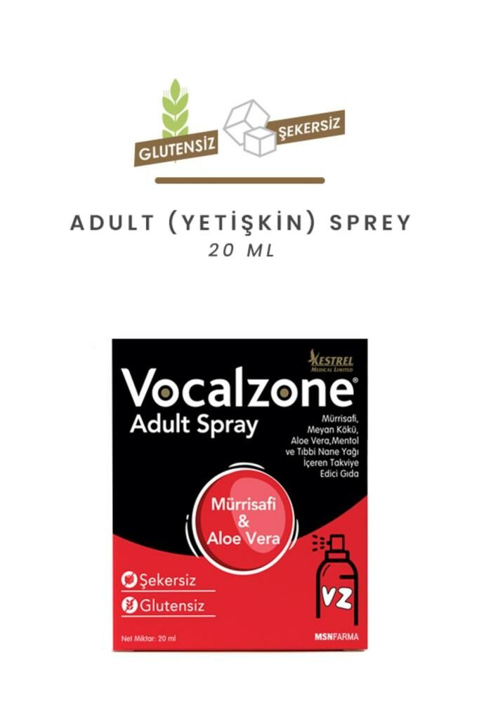Vocalzone Yetişkin Boğaz Spreyi 20 ML