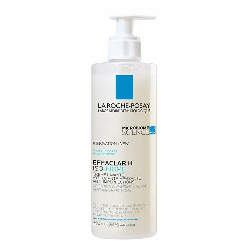 La Roche Posay Effaclar H Isobiome Lavant Yatıştırıcı ve Temizleyici Krem 390 ML