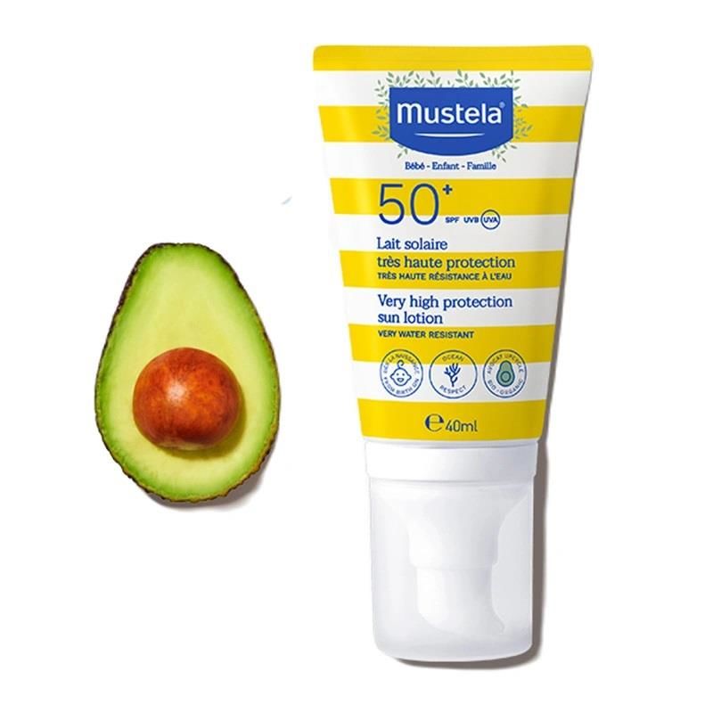 Mustela SPF 50+ Çok Yüksek Koruma Faktörlü Güneş Losyonu 40 ML