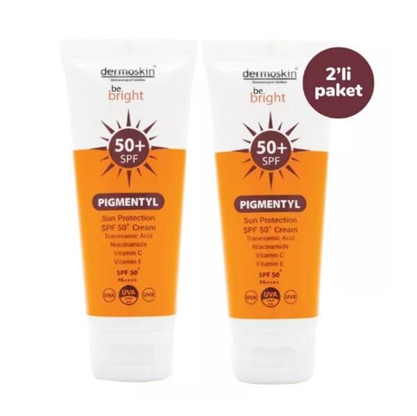 Dermoskin Pigmentyl Sun Protection SPF50+ Cream 75 ML İkili Paket