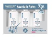 Dermoskin Biotin Şampuan Kadınlar için 200 Ml  3 Al 2 Öde