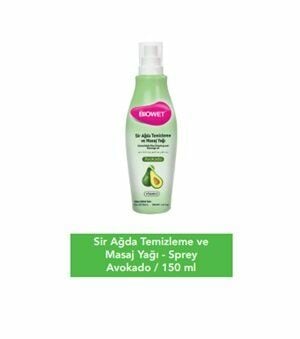 Biowet Sir Ağda Temizleme ve Masaj Yağı Avokado 150 ML