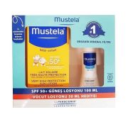 Mustela Spf 50+ Güneş Losyonu 100 Ml + Vücut Losyonu 50 Ml Hediye