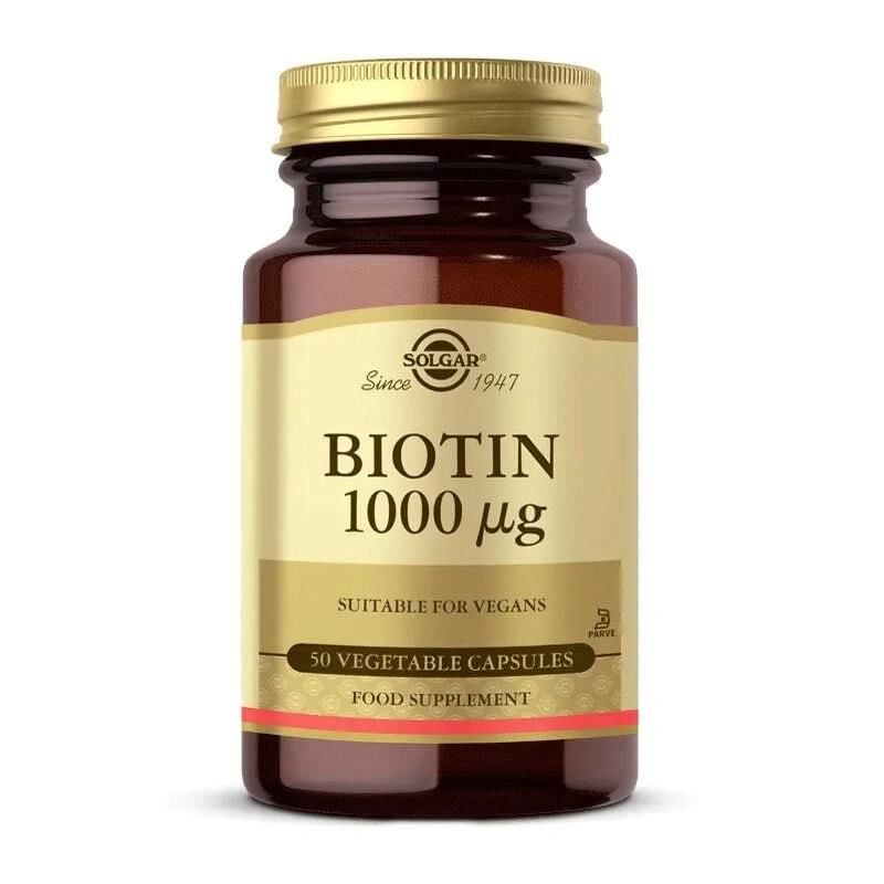 Solgar Biotin Kapsül 1000 Mcg 50 Kapsül