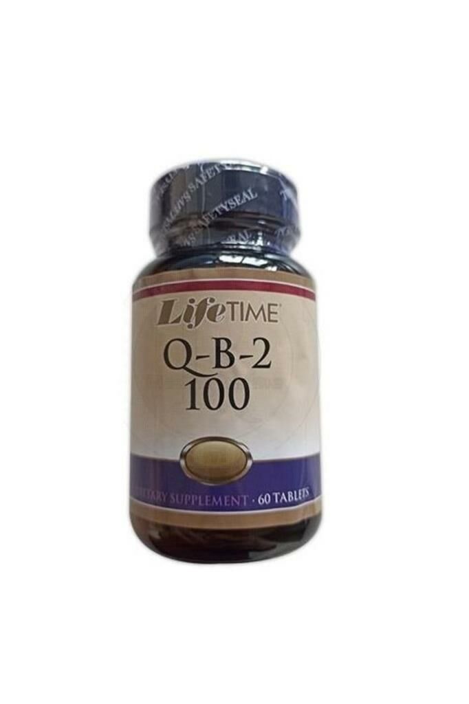 LifeTime Q-B-2 Vitamin B2 100 Mg 60 Tablet