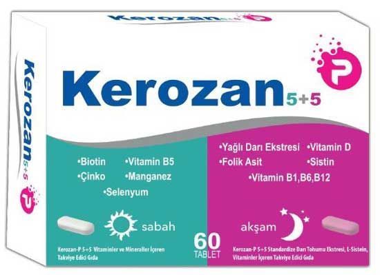 Kerozan P 5+5 Takviye Edici Gıda 60 Tablet