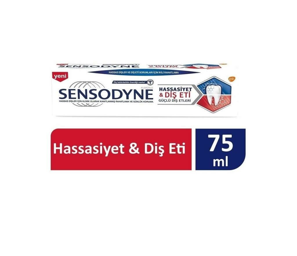 Sensodyne Diş Macunu Hassasiyet Diş Eti Mint 75 ML