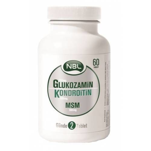 NBL Glukozamin Kondroitin MSM 60 Tablet