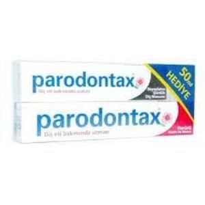 Parodontax Florürlü Diş Macunu 75ML Beyazlatıcı Diş Macunu 50ML Hediye