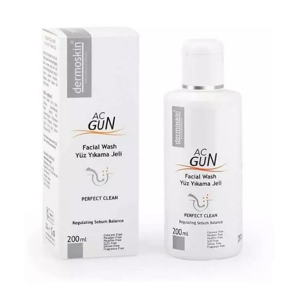 Dermoskin Acgun Yüz Yıkama Jeli 200 ML