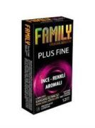 Family Plus Fine İnce-Renkli Aromalı Prezervatif 12 adet