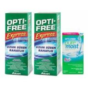 Opti Free Express Lens Solüsyonu 2X355 ML - Opti Free Puremoist 90 ML Hediyeli
