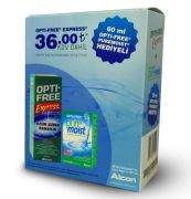 Opti-Free Express Heryerde 355 ML + Opti Free Pure Moist 60 ML