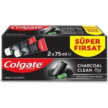 Colgate Charcoal Clean Diş Macunu 75 ML X 2 Adet