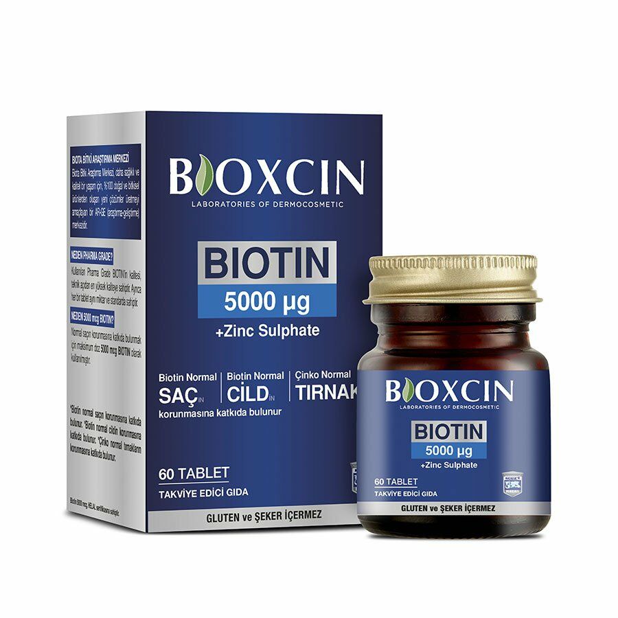 Bioxcin Biotin 5000 Mcg 60 Tablet