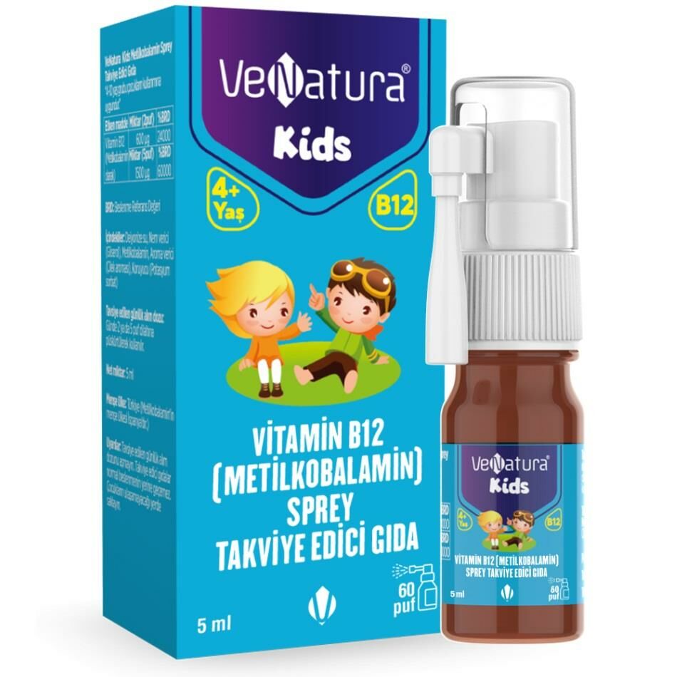 Venatura Kids Vitamin B12 Metilkobalamin Sprey 5 ML
