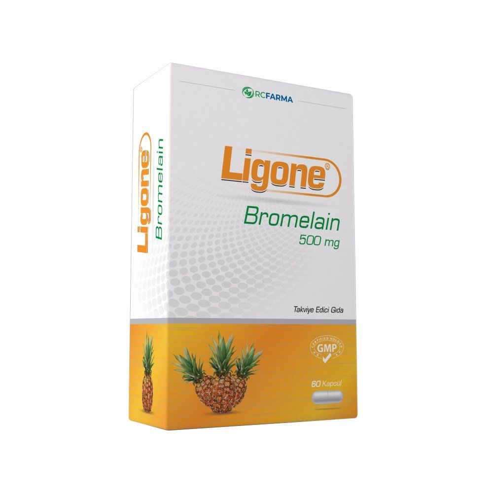 Ligone Bromelain 500 Mg 60 Kapsül