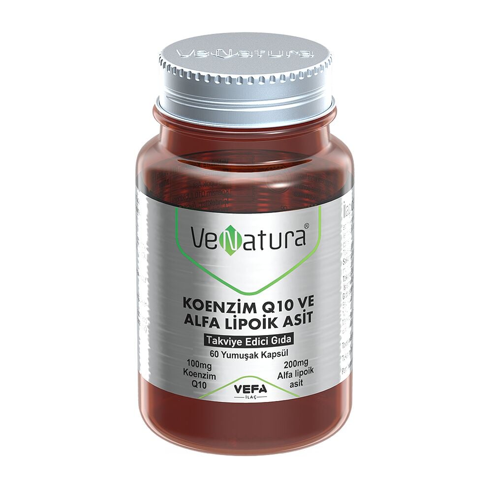Venatura Koenzim Q10 ve Alfa Lipoik Asit 60 kapsül