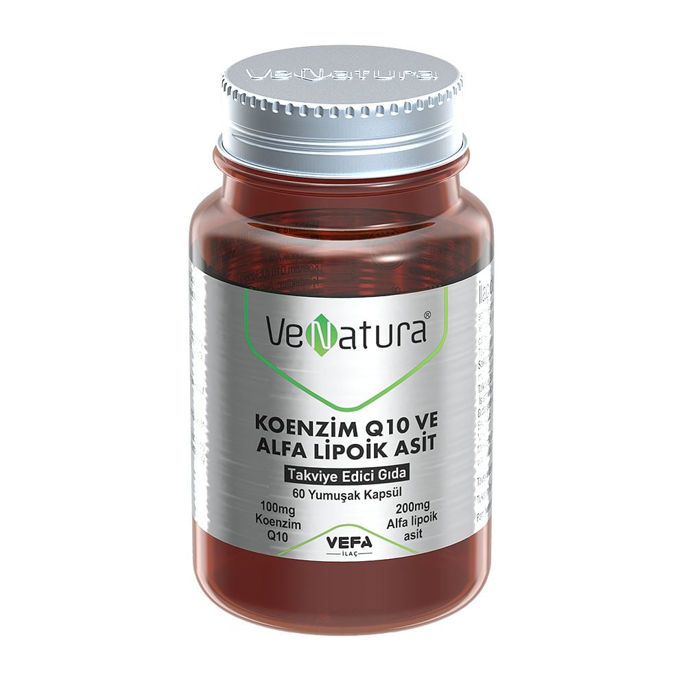 Venatura Koenzim Q10 ve Alfa Lipoik Asit 60 kapsül