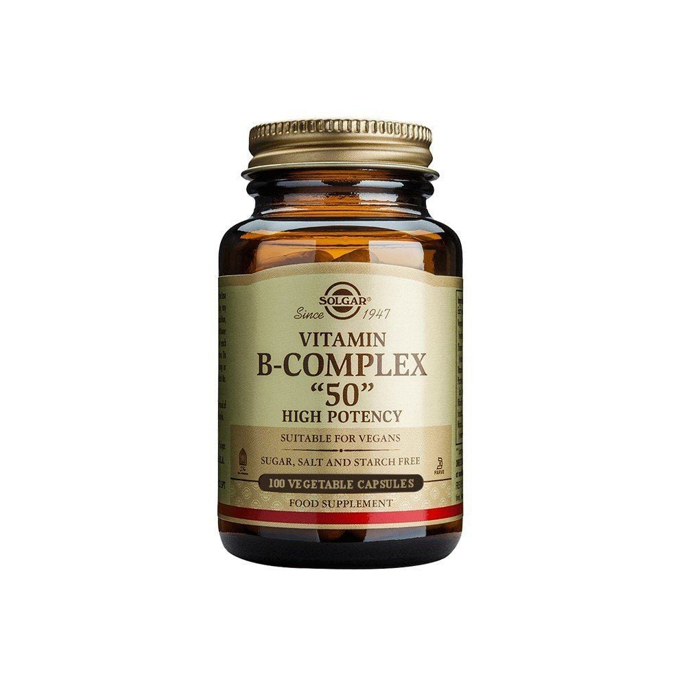 Solgar Vitamin B Complex-50 100 Kapsül