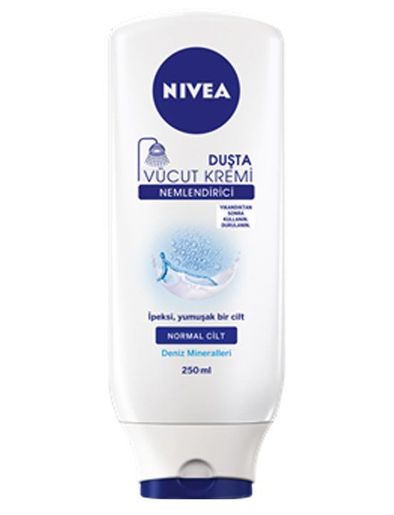 Nivea Duşta Vücut Kremi Nemlendirici 250 ML (Normal Ciltler)