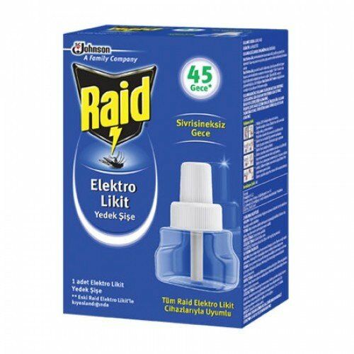 Raid Elektrolikit 45 Gece Yedek Sinek Kovucu