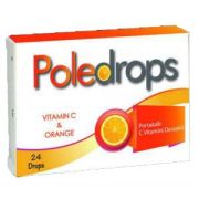 Poledrops Portakallı Boğaz Pastili 24 Adet