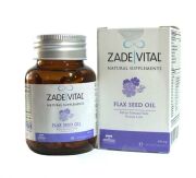Zade Vital Keten Tohumu Yağı 60 Yumuşak Kapsül Cam Şişe