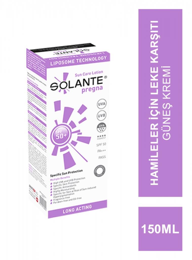 Solante Pregna Spf 50+ Güneş Losyonu 150 ML