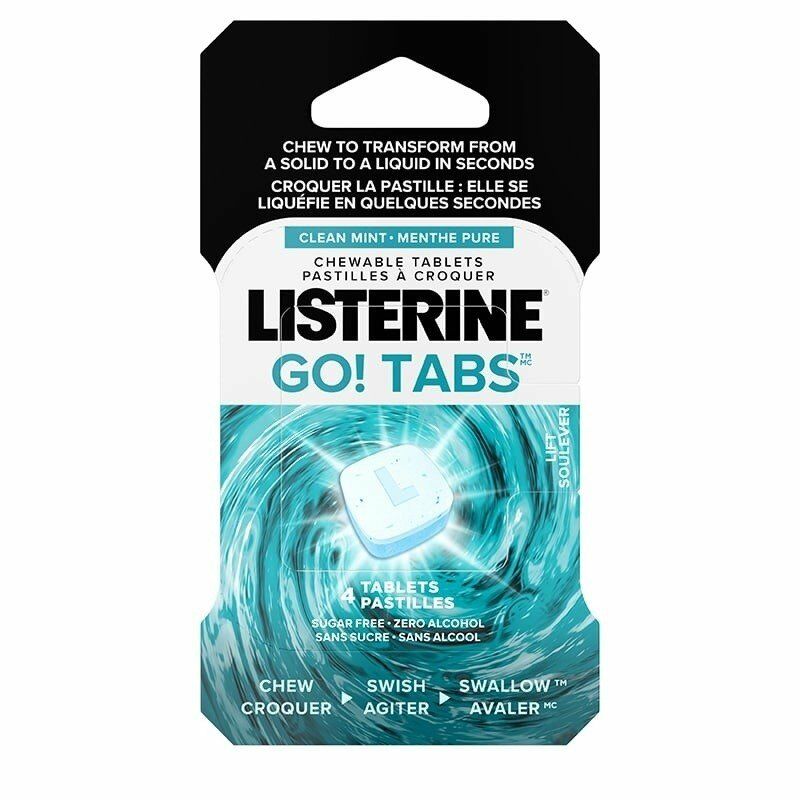 Listerine Go Tabs Çiğneme Tableti 4 Adet