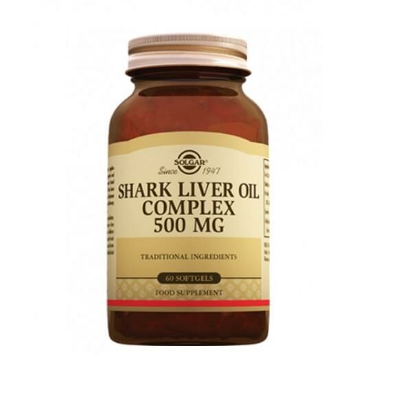 Solgar Shark Liver Oil 500 Mg 60 Softgel