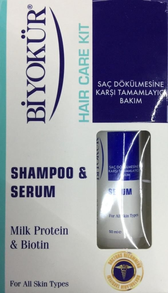Biyokür Hair Care Kit Şampuan 200ML & Serum 50 ML