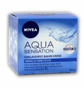Nivea Aqua Sensation Canlandırıcı Bakım Kremi 50 ML (Normal Ve Karma Ciltler İçin)